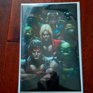 Teenage mutant ninja turtles Street Fighter #5 Ivon Tao Virgin Exclusive Comic